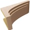 Ekena Millwork 12"W x 24"D x 12"H Wide Rockford Rough Cedar Woodgrain TimberThane Corbel, Primed Tan CORUR12X24X12ROCRCPR - alternate 2